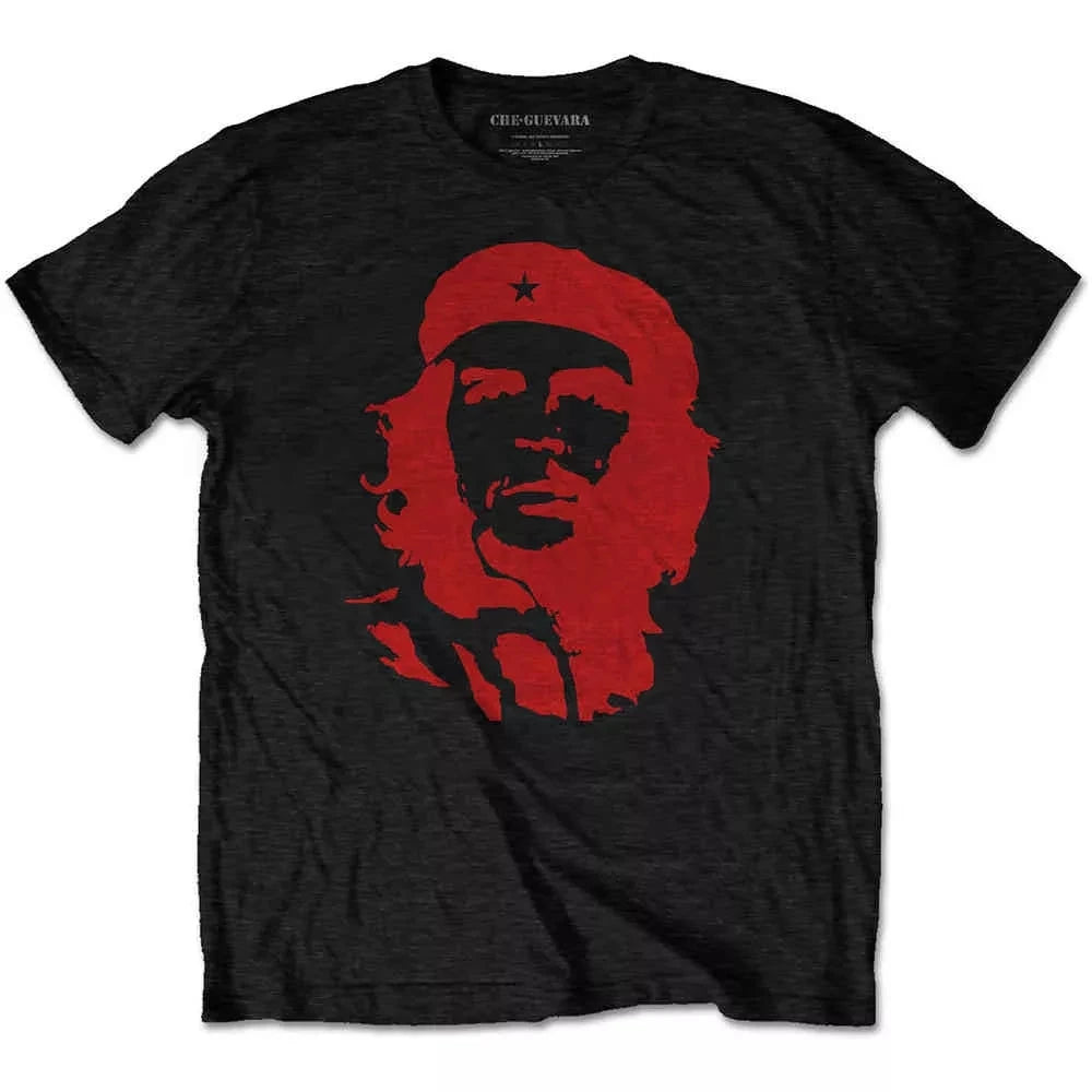 La nueva camiseta holgada informal retro americana de Che Guevara de algodón puro para motocicletas es un símbolo cultural de moda