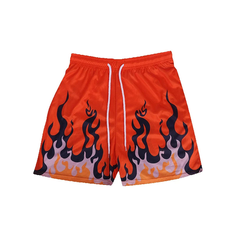 2025 NUEVOS pantalones cortos de baloncesto de malla de verano, pantalones de chándal para hombres, secado rápido, sueltos, deportivos, informales, de moda, para correr en la playa