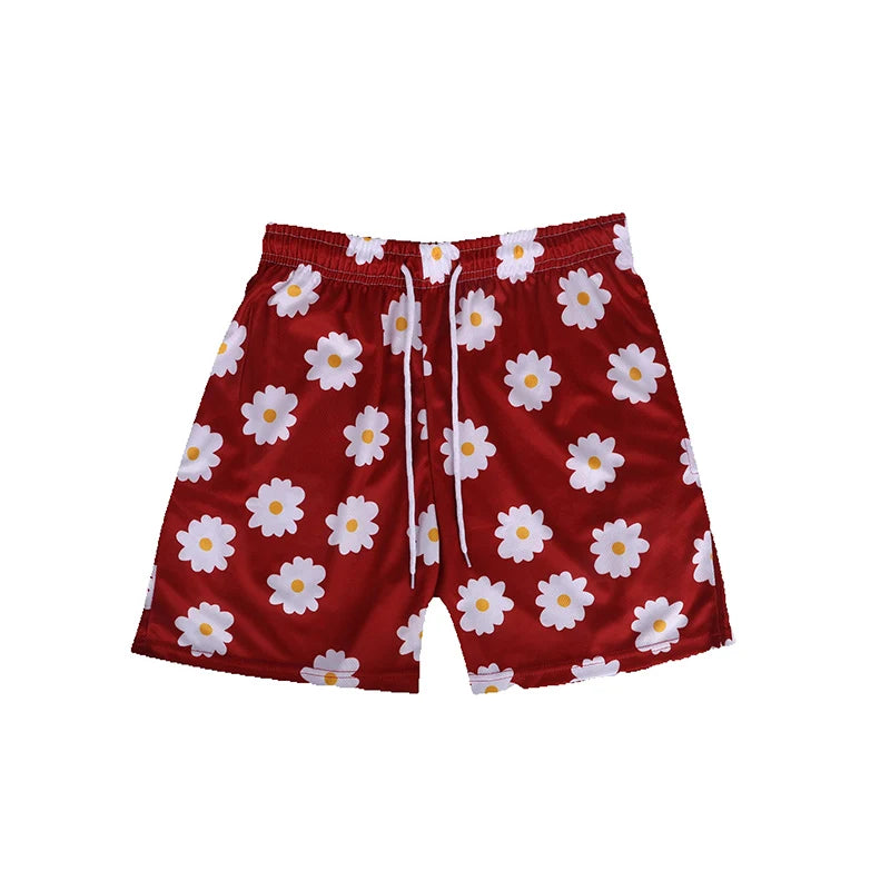 2025 NUEVOS pantalones cortos de baloncesto de malla de verano, pantalones de chándal para hombres, secado rápido, sueltos, deportivos, informales, de moda, para correr en la playa