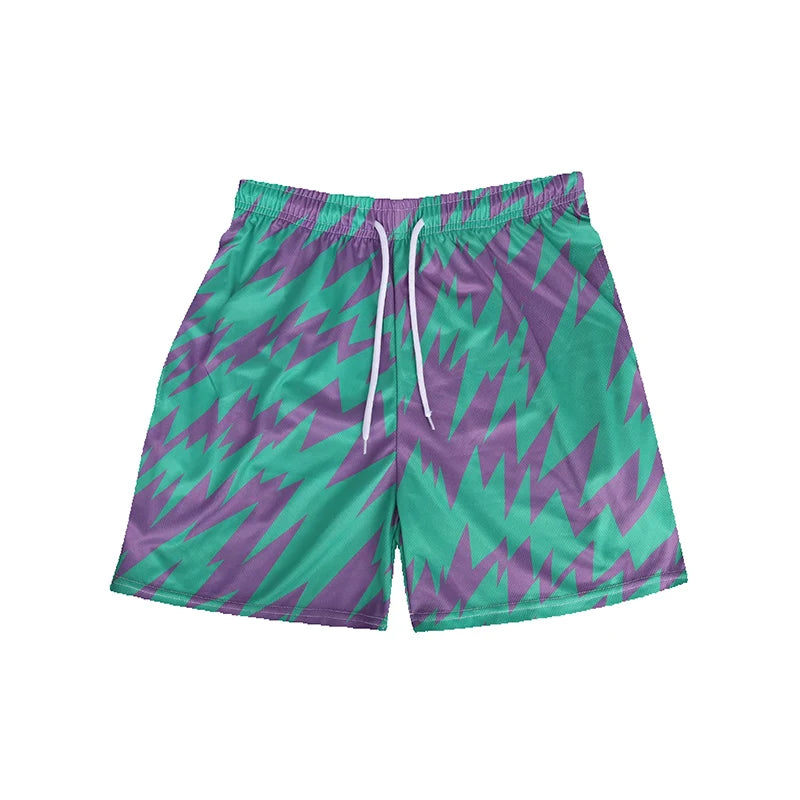 2025 NUEVOS pantalones cortos de baloncesto de malla de verano, pantalones de chándal para hombres, secado rápido, sueltos, deportivos, informales, de moda, para correr en la playa