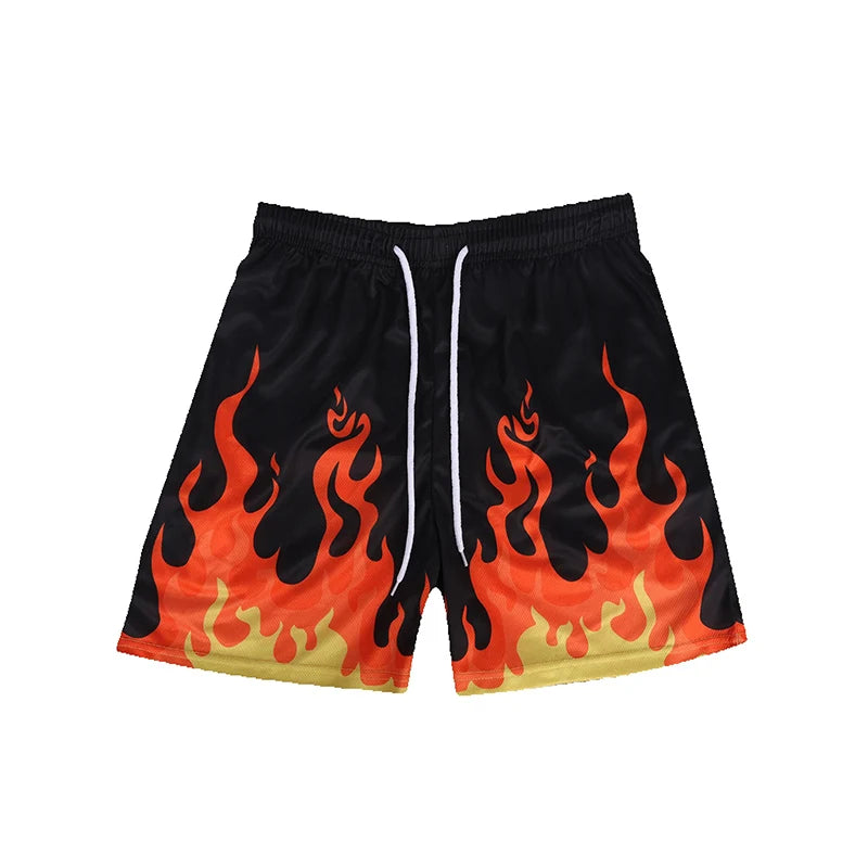 2025 NUEVOS pantalones cortos de baloncesto de malla de verano, pantalones de chándal para hombres, secado rápido, sueltos, deportivos, informales, de moda, para correr en la playa