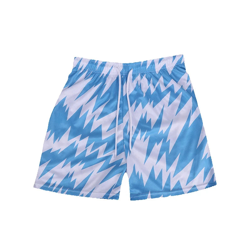 2025 NUEVOS pantalones cortos de baloncesto de malla de verano, pantalones de chándal para hombres, secado rápido, sueltos, deportivos, informales, de moda, para correr en la playa