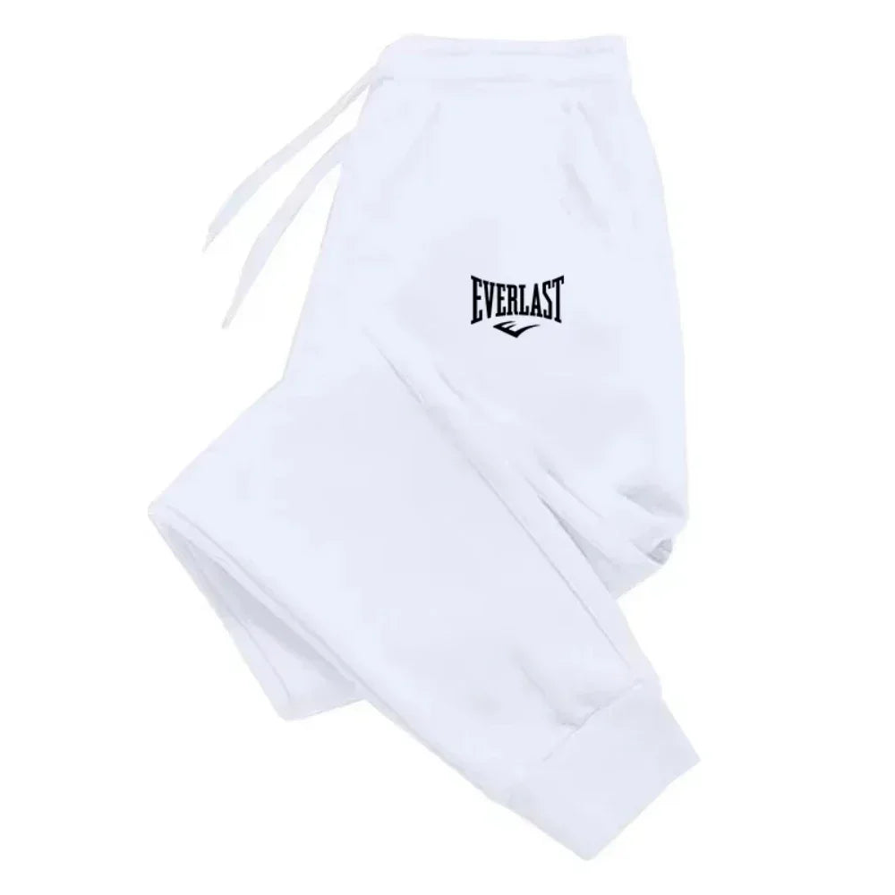 Pantalones estampados para hombre EVERLAST, pantalones para correr para hombre y mujer, pantalones de chándal, pantalones deportivos informales, pantalones transpirables para gimnasio y Fitness
