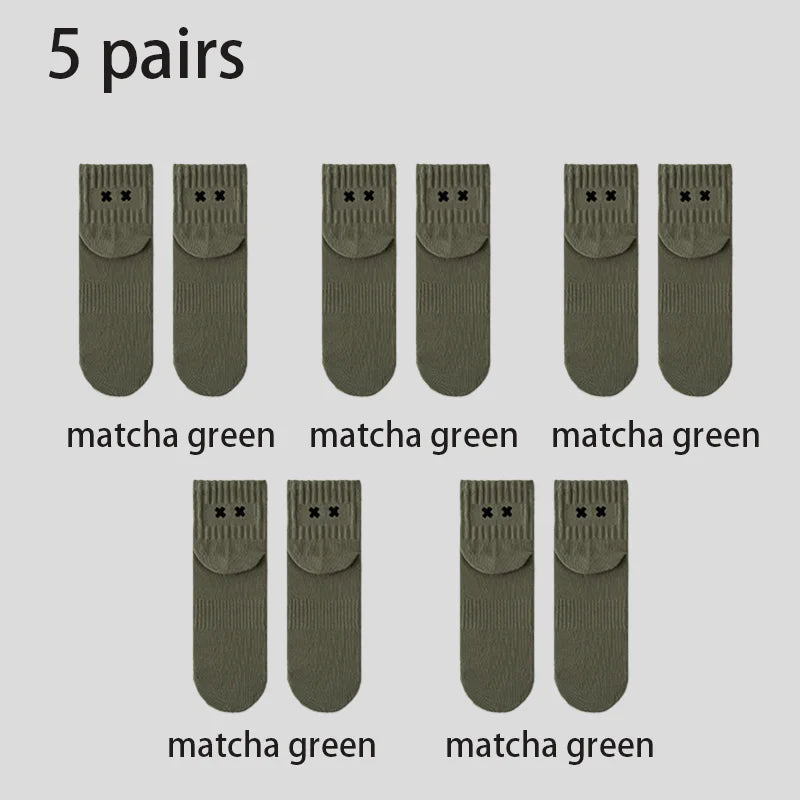Calcetines casuales Calcetines tobilleros Calcetines de algodón para hombres Calcetines cómodos transpirables de moda