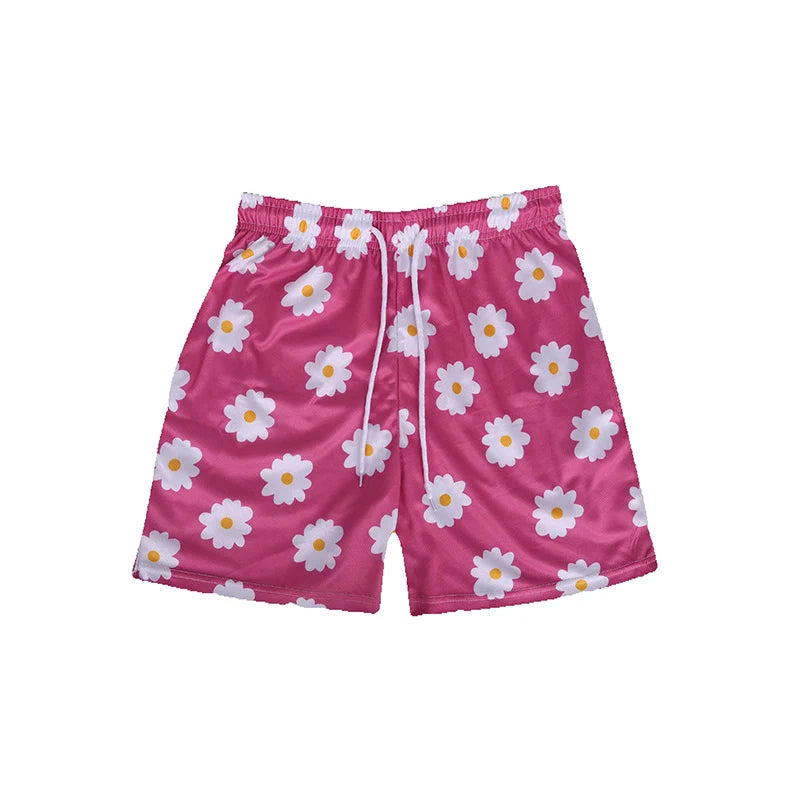 2025 NUEVOS pantalones cortos de baloncesto de malla de verano, pantalones de chándal para hombres, secado rápido, sueltos, deportivos, informales, de moda, para correr en la playa